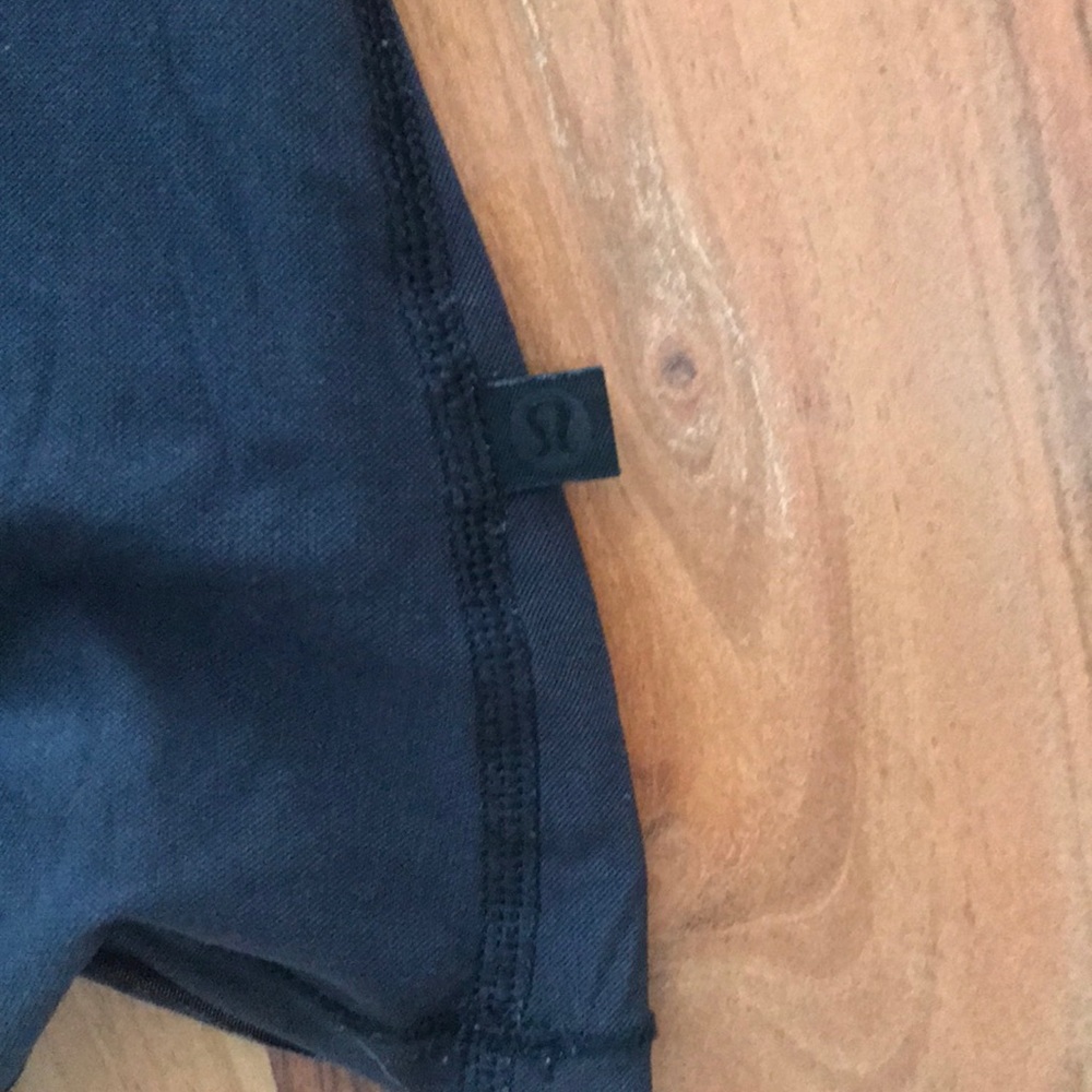 Lululemon black tank with shelf bra and sheer tank - Picture 3 of 7